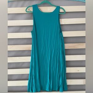 Old Navy Teal Sleeveless Mini Dress